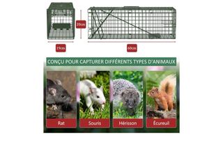 Jaula para gatos metálica negra sin usar