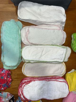 Lote 40 pañales tela Pop in, Charlie Banana...