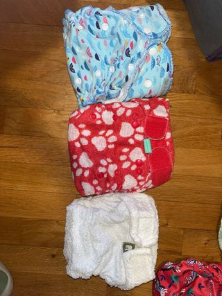 Lote 40 pañales tela Pop in, Charlie Banana...