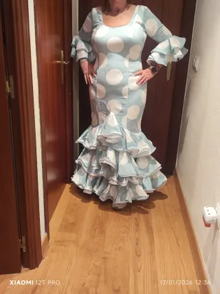 Vestido Flamenca Lunares T.48