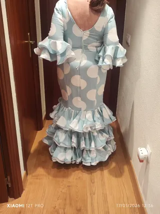 Vestido Flamenca Lunares T.48