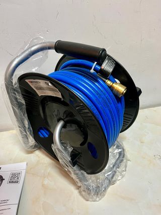Manguera de aire comprimido con tambor