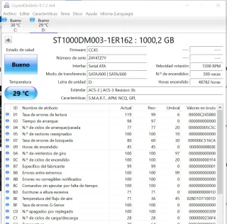 Ordenador de sobremesa negro