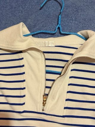 Jersey rayas azul y blanco