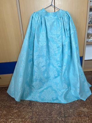 Traje Fallera Niña Azul 8-10 Años como NUEVO