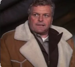 Chaqueta de piel con borrego RETRO 80s