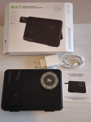 Caricatore 4in1 + Adattatore 33W per iPhone, Samsung e altri