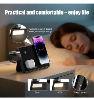 Caricatore 4in1 + Adattatore 33W per iPhone, Samsung e altri