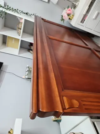 Cabezal Cama Matrimonio 167cm Madera con mesitas j