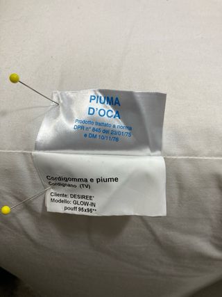 Pouf sfoderabile 93x93 Desireé