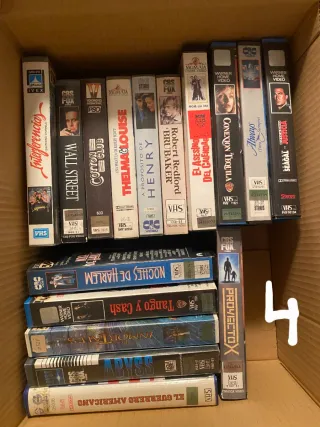 16 Películas VHS primera edicion