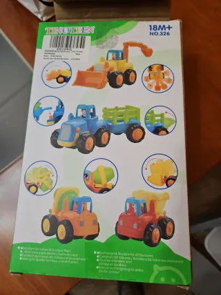 Lote 4 Vehículos de Juguete de granja y campo