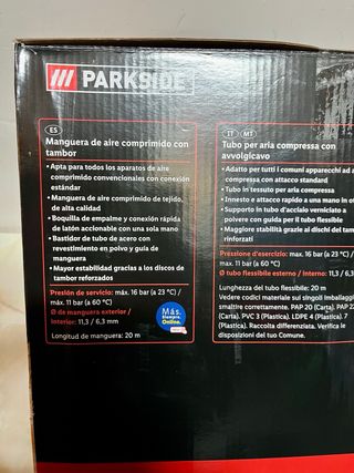 Manguera de aire comprimido Parkside