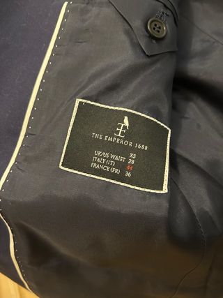 Americana The Cambridge Club Azul Talla M