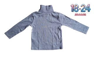 Camisola Gola Alta Azul Primark 18-24 meses