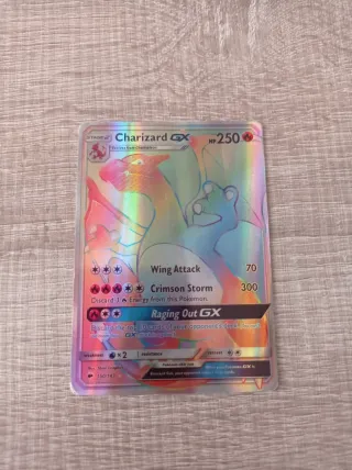 Charizard GX Arcoíris Carta Pokémon