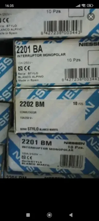 Mecanismos NIESSEN Stilo - Liquidación