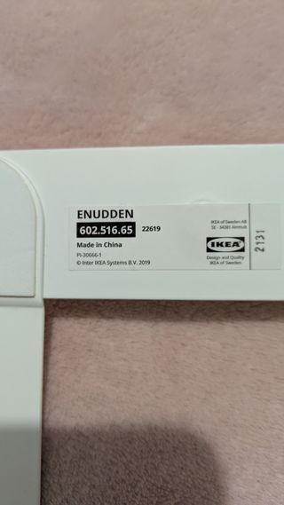 Perchero de puerta IKEA blanco