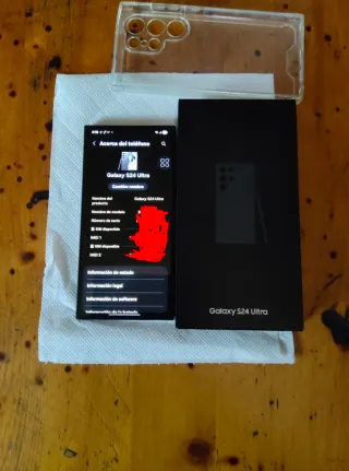 Samsung Galaxy S24 Ultra + Funda Transparente