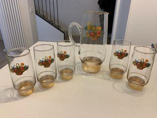 Brocca e 6 Bicchieri