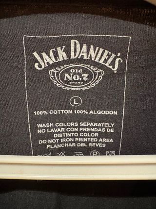 Camiseta Jack Daniel's Negra Talla L