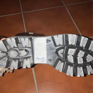 Stivali in vera pelle marrone