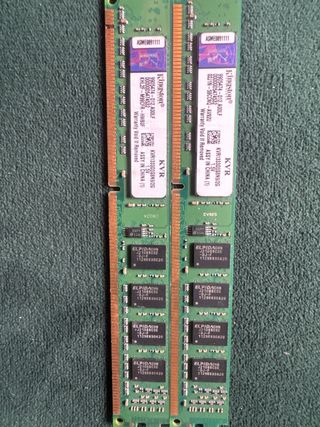 2x 2GB cada una / Kingston DDR3 4GB RAM