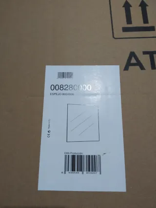 Espejo Baño 80 x 80