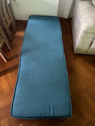 Sofá cama 85cm azul