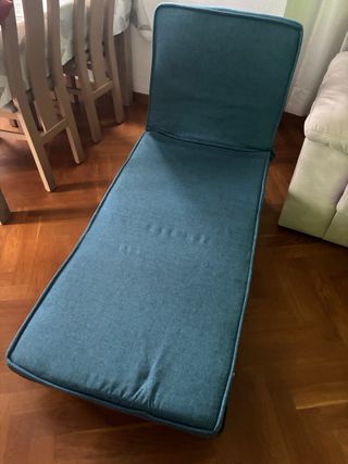 Sofá cama 85cm azul