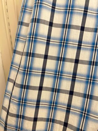 Camisa Tommy Hilfiger Cuadros Azul y Blanco