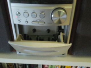 Minicadena Sony Plata y Marrón