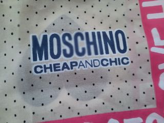 Foulard Moschino Cheap and Chic seta pura