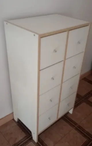 Cajonera blanca IKEA madera
