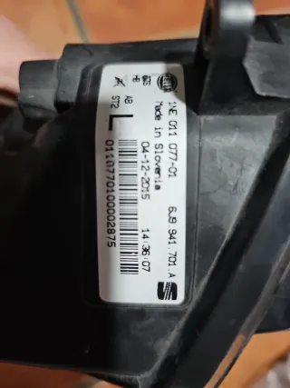 Faro Antiniebla Seat Ibiza/Leon 3 izquierdo