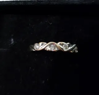 Anillo Oro Blanco con Brillantes