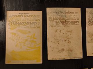 Cromos Los Reyes del Aire - Chocolates Alejo Borrá