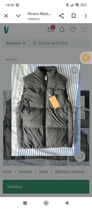 Chaleco Álvaro Moreno Negro Talla XS