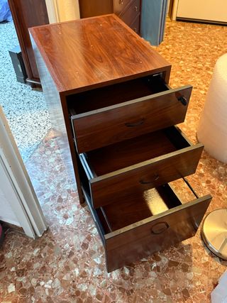 Mesa de oficina 120x80 con cajonera