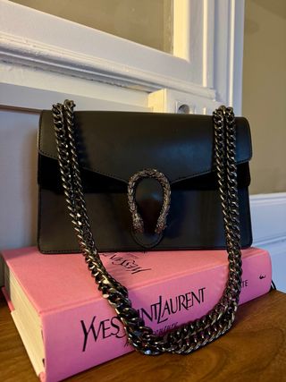 Bolso Piel Negro Estilo Dionysus Gucci