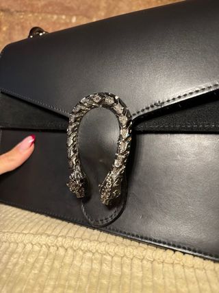 Bolso Piel Negro Estilo Dionysus Gucci