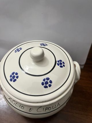 Vaso Ceramica Aglio e Cipolla