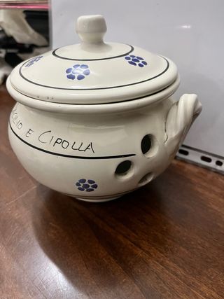Vaso Ceramica Aglio e Cipolla