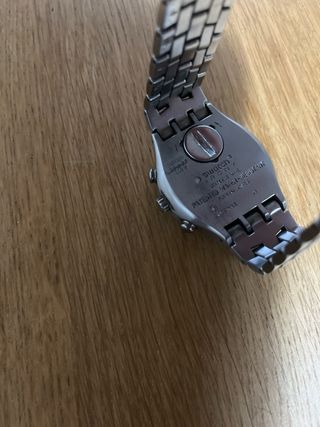 Orologio Swatch Blu Argento