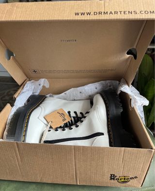 Botas Dr. Martens Plataforma Blancas