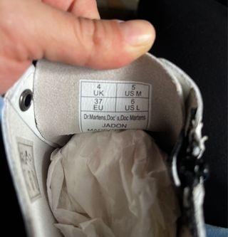 Botas Dr. Martens Plataforma Blancas