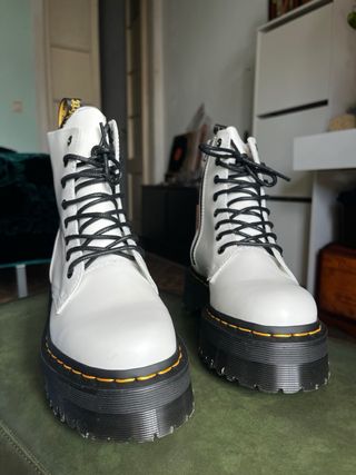 Botas Dr. Martens Plataforma Blancas