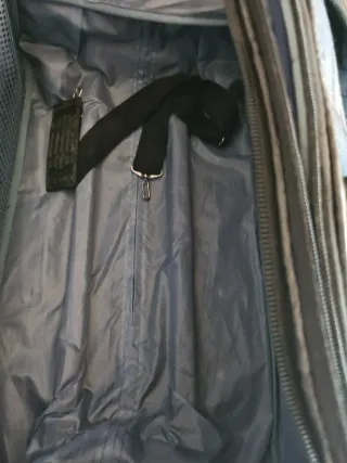 Borsone Trolley Blu e Nero