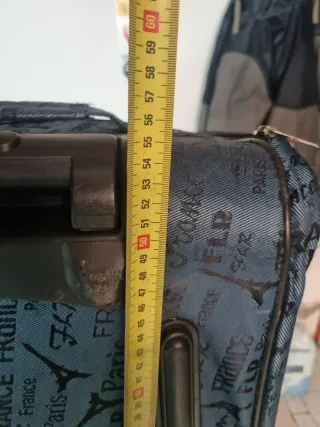 Borsone Trolley Blu e Nero