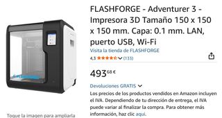 Impresora 3D FlashForge Adventurer 3